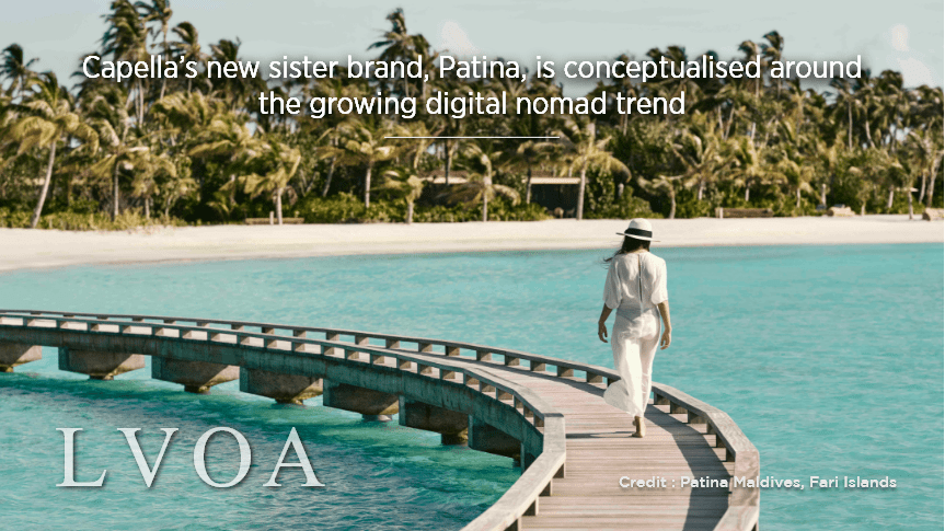 Capella’s new sister brand, Patina, is conceptualised around the growing digital nomad trends